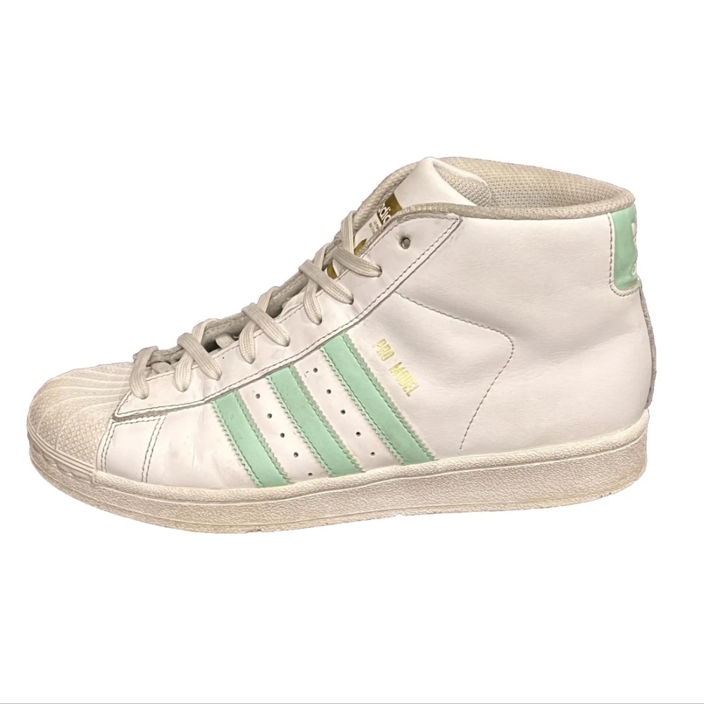 ADIDAS Pro Model Men's Shoes Size 8.5 | Hi Top | Shell Toe - Picture 3 of 10